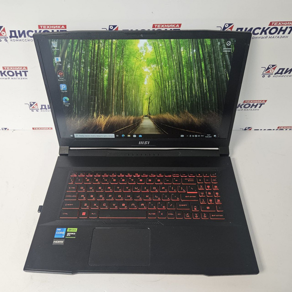 Ноутбук MSI GF76 Katana 11UC-1004XRU